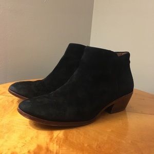 Sam Edelman black suede Chelsea boot